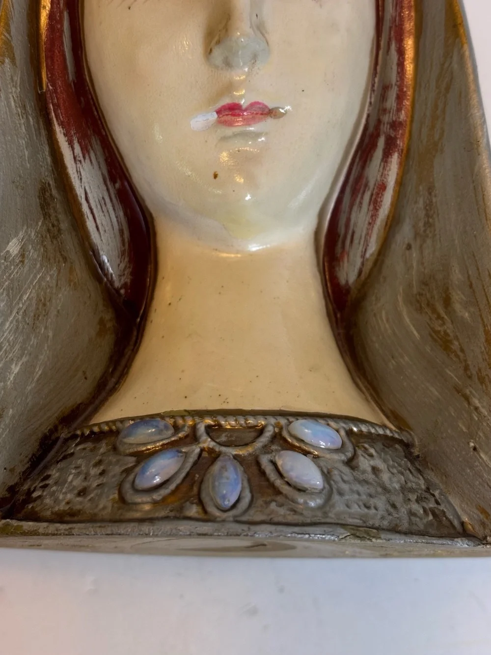Kurt Adler Designs Virgin Mary/Madonna Candle Holder/Vase-Japan-VTG-60’s